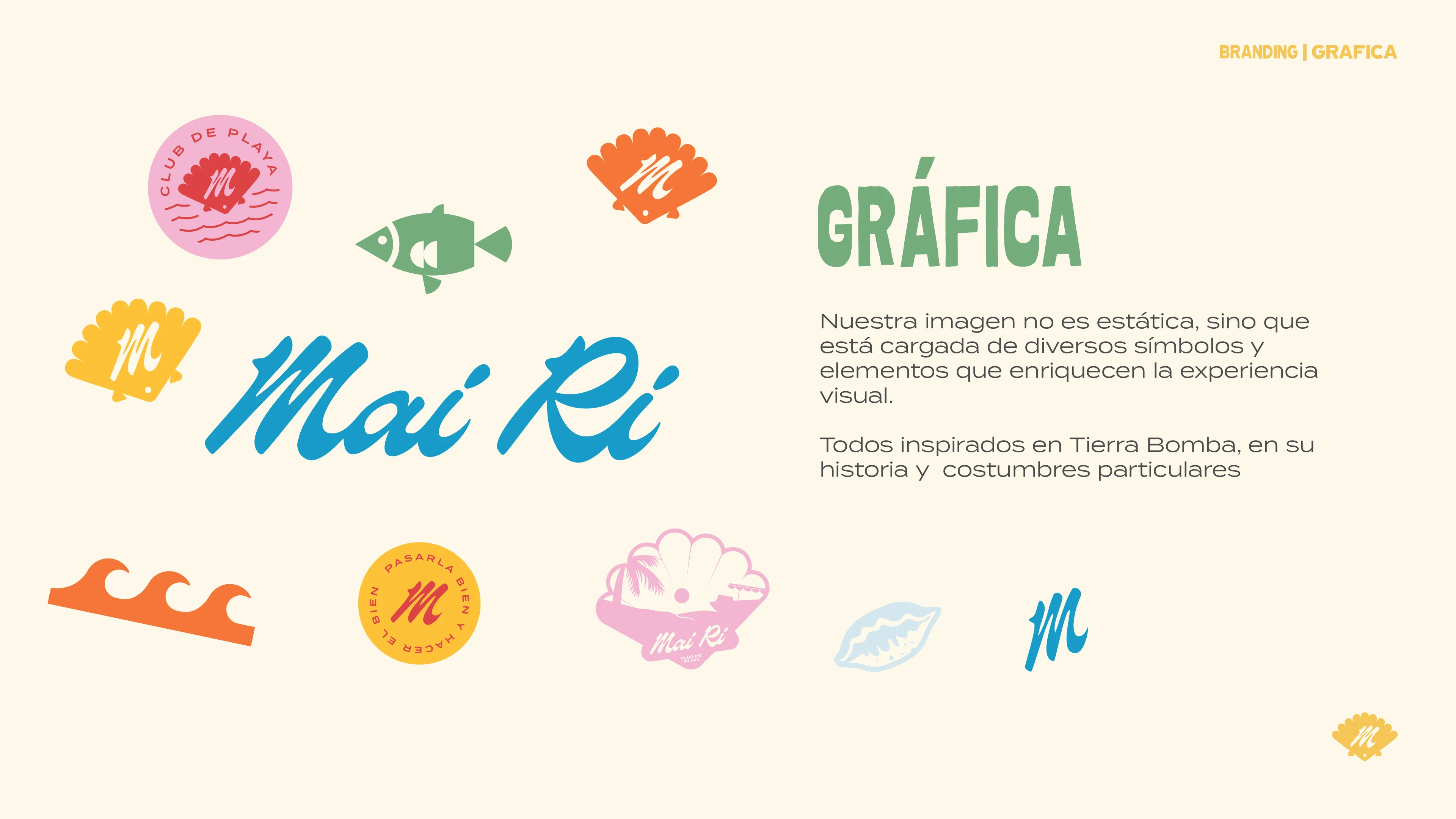 Mai Ri graphic elements and symbols