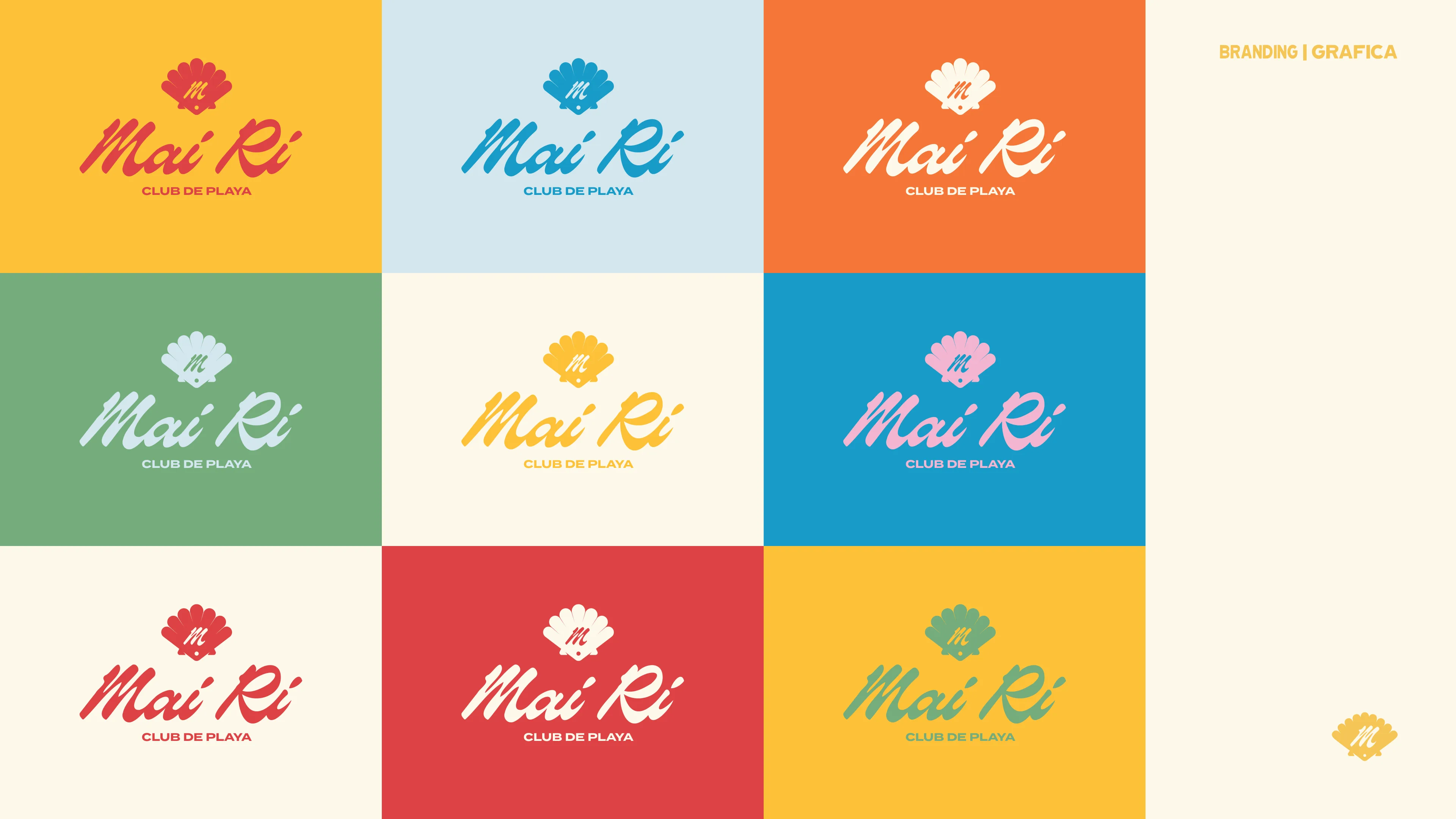 Mai Ri logo color variations
