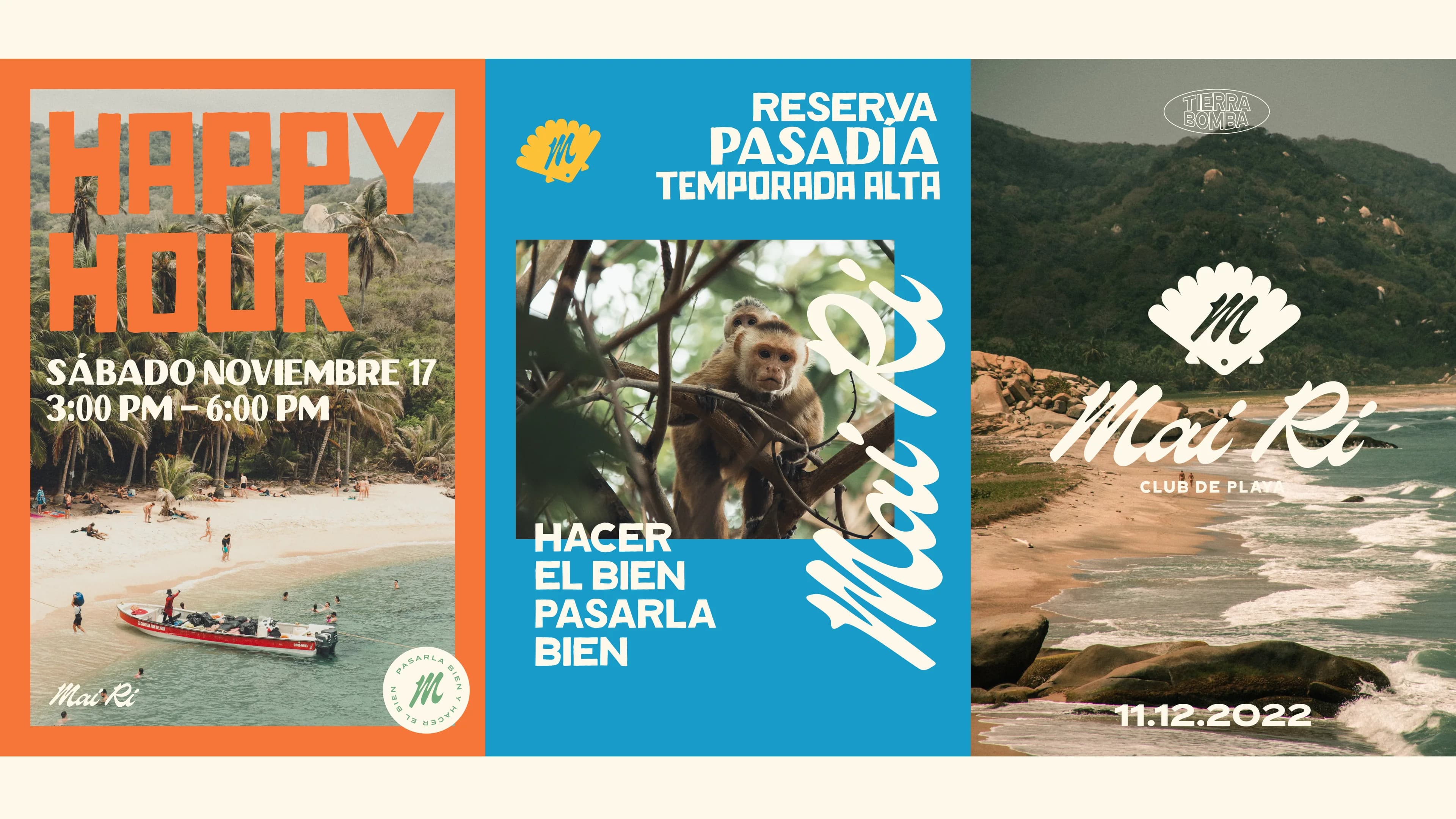 Mai Ri social media and event applications